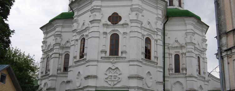 Всіхсвятська церква Києво-Печерської лаври. 1696–1698 рр. Вигляд із північного боку