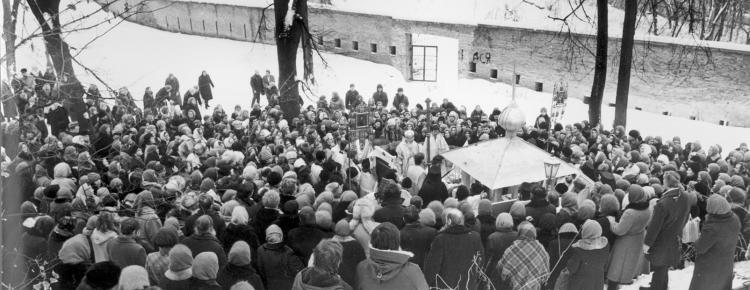 “Memories of Kyiv-Pechersk Lavra” photo project Revival of monastic life in Kyiv-Pechersk Lavra in the 1980s зображення 5