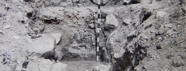 Archeological excavations of the northern part of the Dormition Cathedral. 1971 