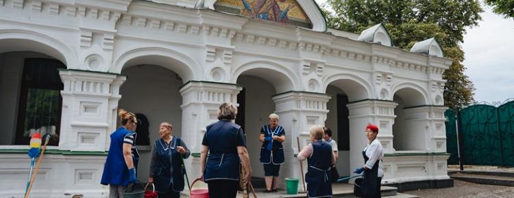 Біля Дальніх печер Києво-Печерської лаври відбулася толока зображення 4